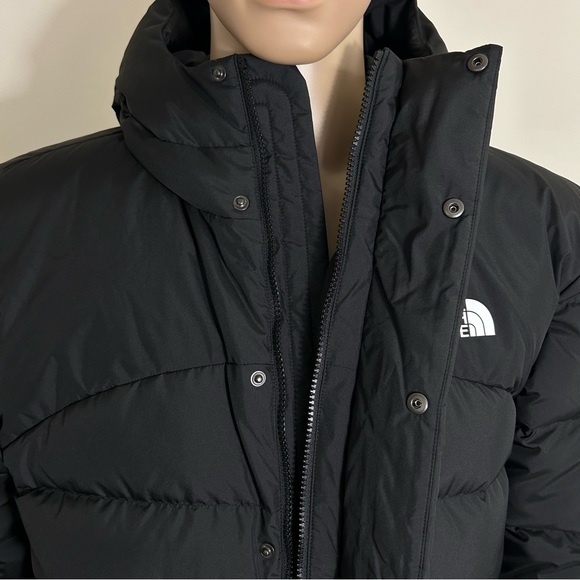 The North Face Men's Baltic Down Puffer Hoodie Coat TNF Black Sz S M L XL XXL - Picture 8 of 14
